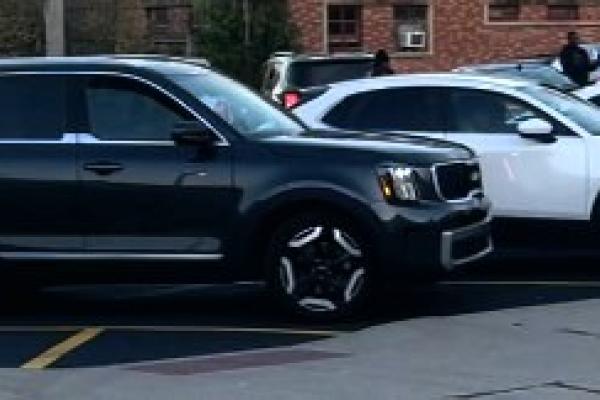 cars in parking lot